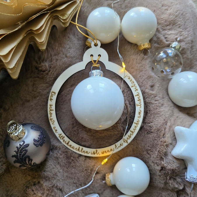 24 Acrylkugel Einleger 24 verschiedene Designs und 4 Außenkränze Inlay für Baumkugeln Christbaumkugeln Acrylkugeln zum aufhängen Laserdatei skalierbar – Bild 20