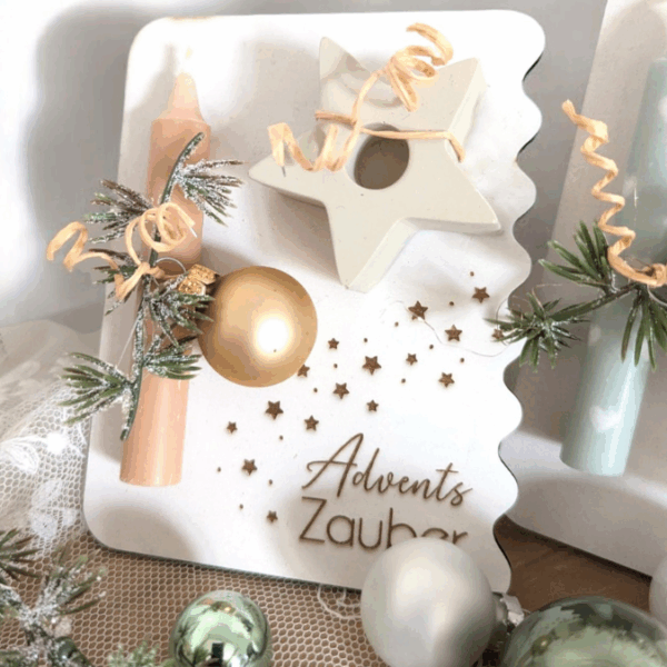 6 Designs Laserdatei Halter für Kerzen, Kerzenständer Geld Verpackung für Gutscheine Kleinigkeiten Weihnachten Nikolaus Christkind SVG Datei – Bild 36