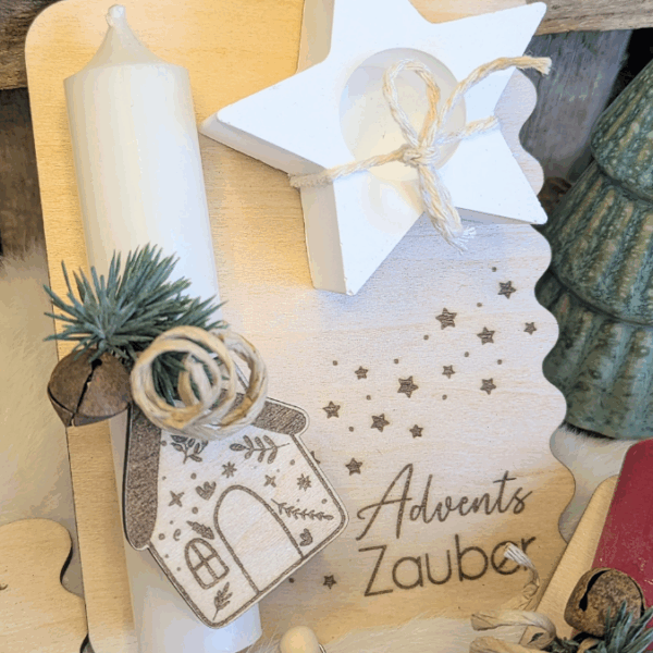 6 Designs Laserdatei Halter für Kerzen, Kerzenständer Geld Verpackung für Gutscheine Kleinigkeiten Weihnachten Nikolaus Christkind SVG Datei – Bild 29