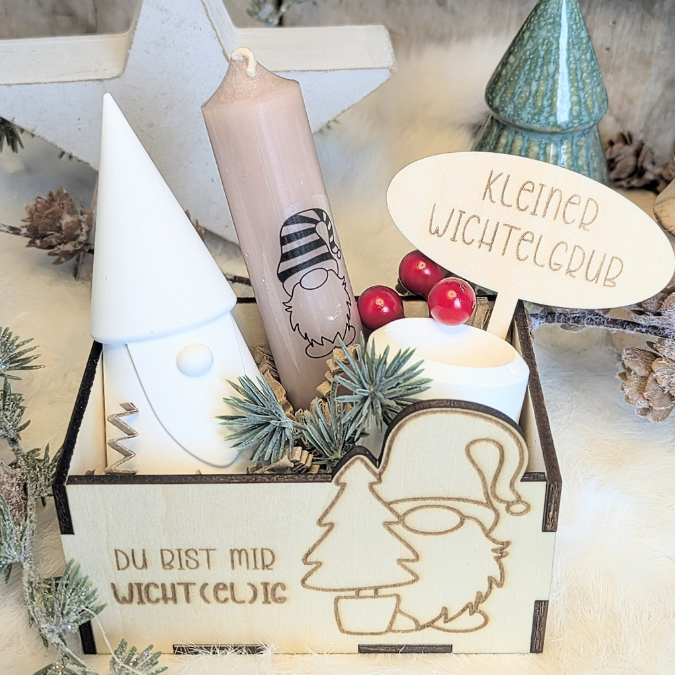 Wichtelbox Geschenkbox für Kleinigkeiten 3mm und 4mm Wichtel Wichtelgeschenk SVG Laser Datei Weihnachten Wichtelidee Geschenkidee wichtelig – Bild 31