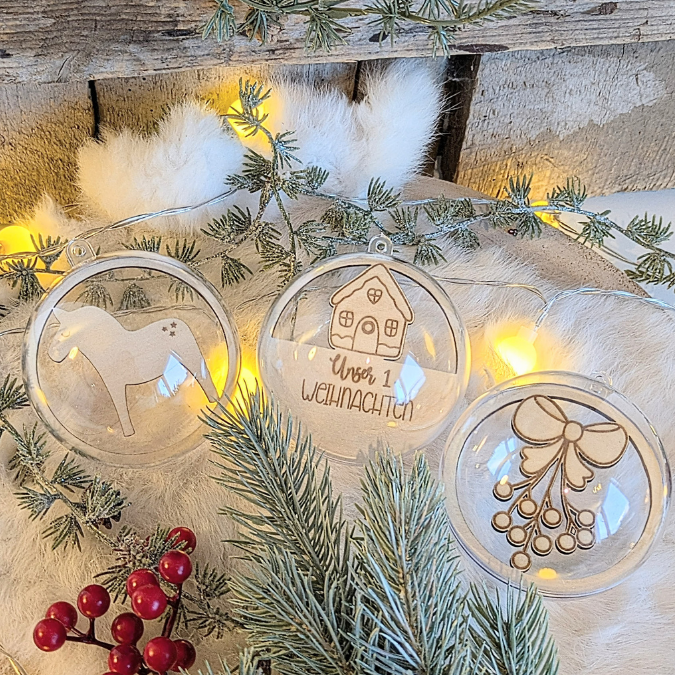 24 Acrylkugel Einleger 24 verschiedene Designs und 4 Außenkränze Inlay für Baumkugeln Christbaumkugeln Acrylkugeln zum aufhängen Laserdatei skalierbar – Bild 31
