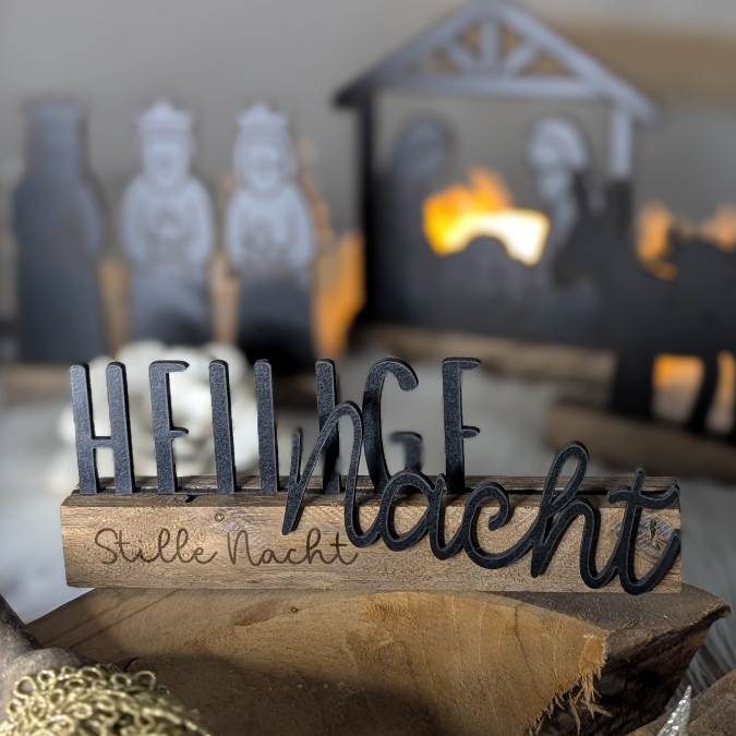 SVG Laserdatei für Klötzchen Klötzchenset Krippe Weihnachten Schriftzüge Schriftzug Krippenszene Heilige Nacht Winter SVG Datei – Bild 29