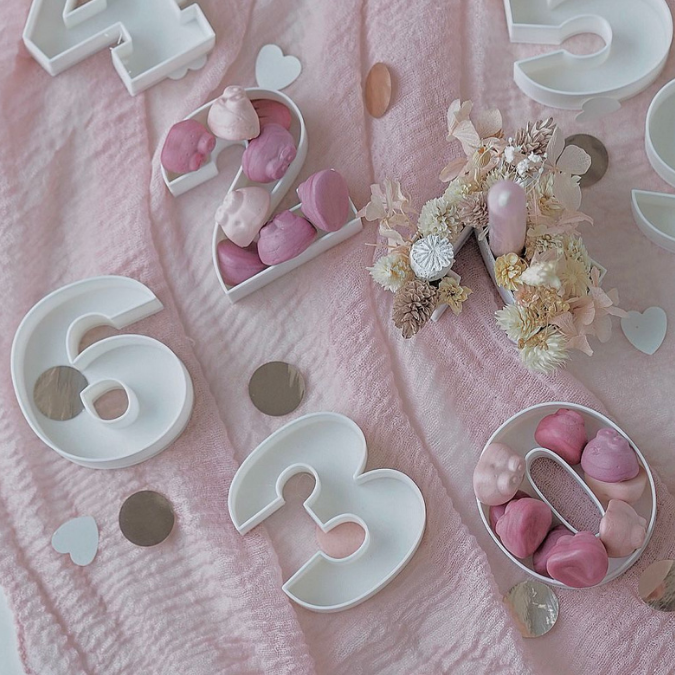 STL 3D Druck Datei Geburtstag Geburtstagszahlen skalierbar zum füllen mit Blumen Süßigkeiten Geld Deko Geburtstagstisch 3D-Druck Datei – Bild 8