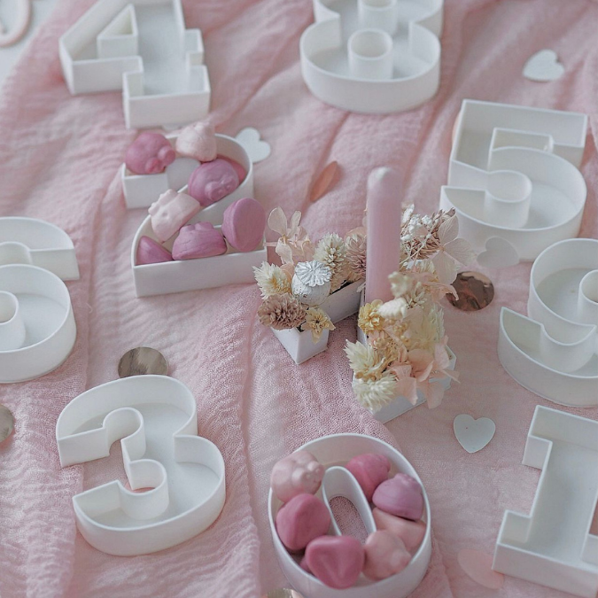 STL 3D Druck Datei Geburtstag Geburtstagszahlen skalierbar zum füllen mit Blumen Süßigkeiten Geld Deko Geburtstagstisch 3D-Druck Datei – Bild 8