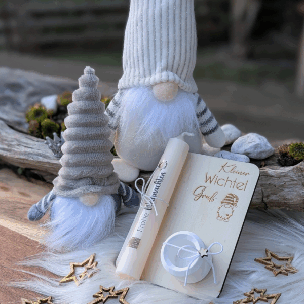 6 Designs Laserdatei Halter für Kerzen, Kerzenständer Geld Verpackung für Gutscheine Kleinigkeiten Weihnachten Nikolaus Christkind SVG Datei – Bild 17
