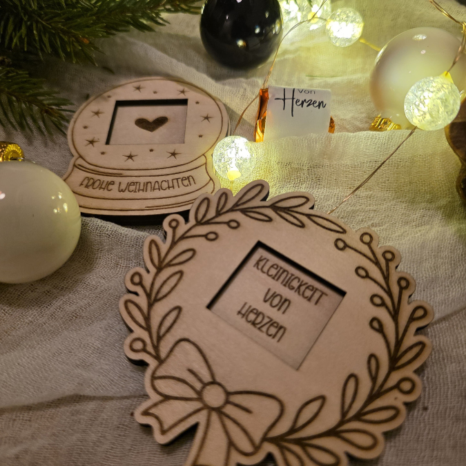 SVG Laserdatei 5 Designs Weihnachten Nikolaus Wichtel Halter für Küsschen Schokolade als Gastgeschenk kleines Mitbringsel SVG Datei – Bild 6