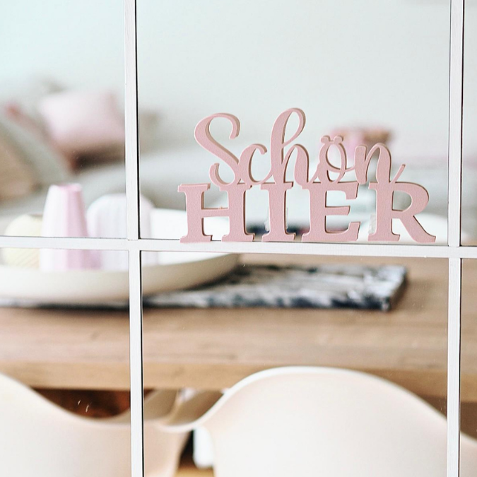 STL 3D Druck Datei Aufsteller Schriftzug Statement "Schön hier" 3D-Druck Datei – Bild 11