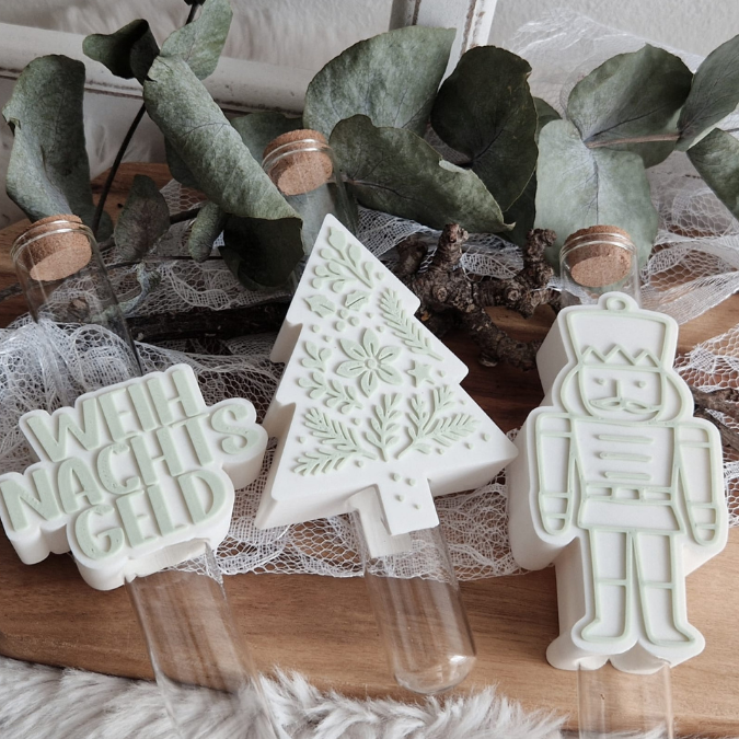 STL 3D Druck Datei 13 Designs in 3 Größen Weihnachten Aufschieber Wunscherfüller für Reagenzglas Geldgeschenk Winter 3D-Druck Gutscchein – Bild 15