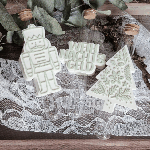 STL 3D Druck Datei 13 Designs in 3 Größen Weihnachten Aufschieber Wunscherfüller für Reagenzglas Geldgeschenk Winter 3D-Druck Gutscchein – Bild 15