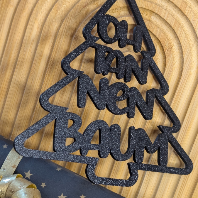 STL 3D Druck Datei Weihnachten 2er Set Kranz Kränze oh Tannenbaum Tanne Winter Weihnachten 3D-Datei 3D-Druck Vorlage – Bild 4