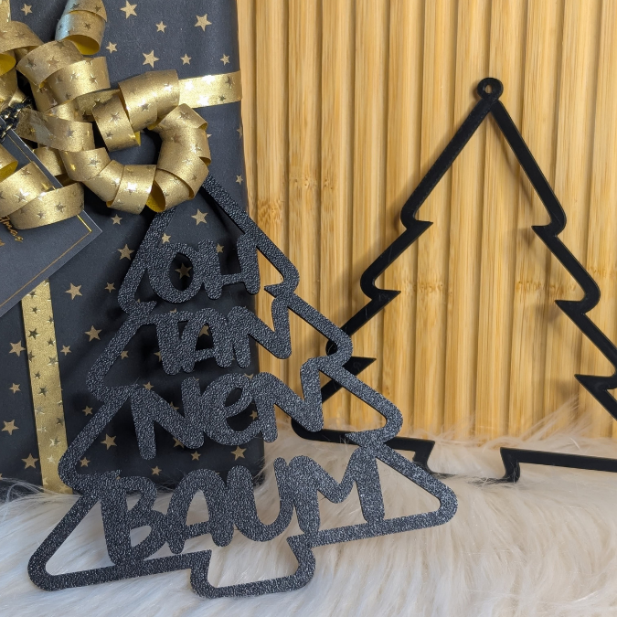 STL 3D Druck Datei Weihnachten 2er Set Kranz Kränze oh Tannenbaum Tanne Winter Weihnachten 3D-Datei 3D-Druck Vorlage
