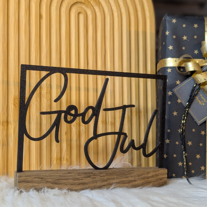 STL 3D Druck Datei Weihnachten 3er Set Klötzchenrahmen Skandi God Jul Hej Rentier Winterdeko Skandinavian living 3D-Datei 3D-Druck Vorlage – Bild 4