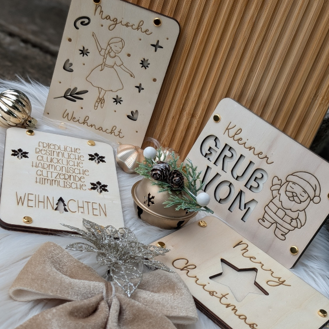 SVG Laserdatei Weihnachten Geldgeschenk Verpackung für Geld 10 Designs Gutscheinkarten SVG-Datei Weihnachtsgeld Skandi Geldkarten Magisch – Bild 25