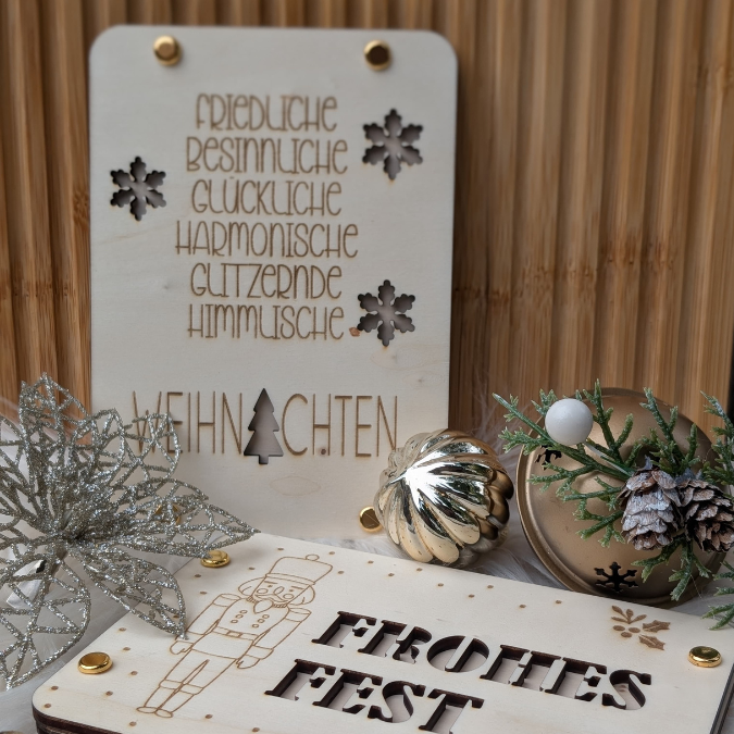 SVG Laserdatei Weihnachten Geldgeschenk Verpackung für Geld 10 Designs Gutscheinkarten SVG-Datei Weihnachtsgeld Skandi Geldkarten Magisch – Bild 27