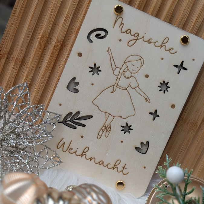 SVG Laserdatei Weihnachten Geldgeschenk Verpackung für Geld 10 Designs Gutscheinkarten SVG-Datei Weihnachtsgeld Skandi Geldkarten Magisch – Bild 22
