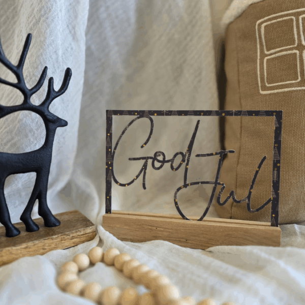 SVG Laser Datei Winter Weihnachten Skandi Scandi Rahmen für Klötzchen Klötzchenrahmen Skandinavian living Scandihome Reh Hej God Jul – Bild 3