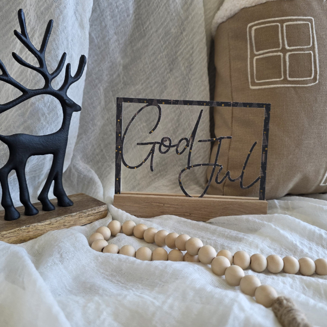 SVG Laser Datei Winter Weihnachten Skandi Scandi Rahmen für Klötzchen Klötzchenrahmen Skandinavian living Scandihome Reh Hej God Jul – Bild 19