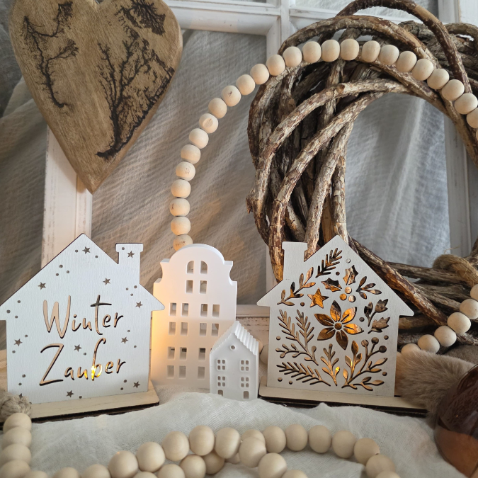 SVG Laser Winter Datei Lichthaus Haus für Transparentpapier Leuchthaus Lichterkette Lichtdatei Leuchtdatei Laserdatei SVG Datei Weihnachten – Bild 3