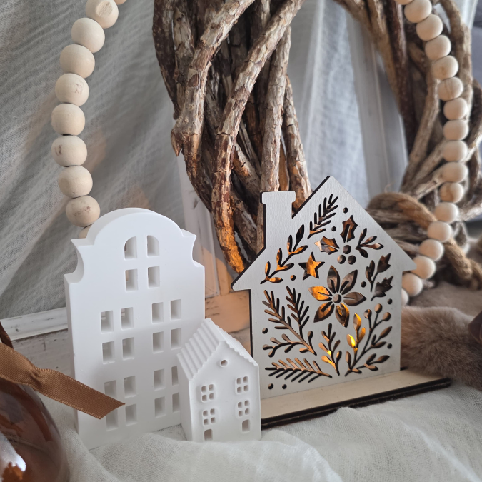 SVG Laser Winter Datei Lichthaus Haus für Transparentpapier Leuchthaus Lichterkette Lichtdatei Leuchtdatei Laserdatei SVG Datei Weihnachten – Bild 5