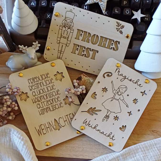 SVG Laserdatei Weihnachten Geldgeschenk Verpackung für Geld 10 Designs Gutscheinkarten SVG-Datei Weihnachtsgeld Skandi Geldkarten Magisch – Bild 28