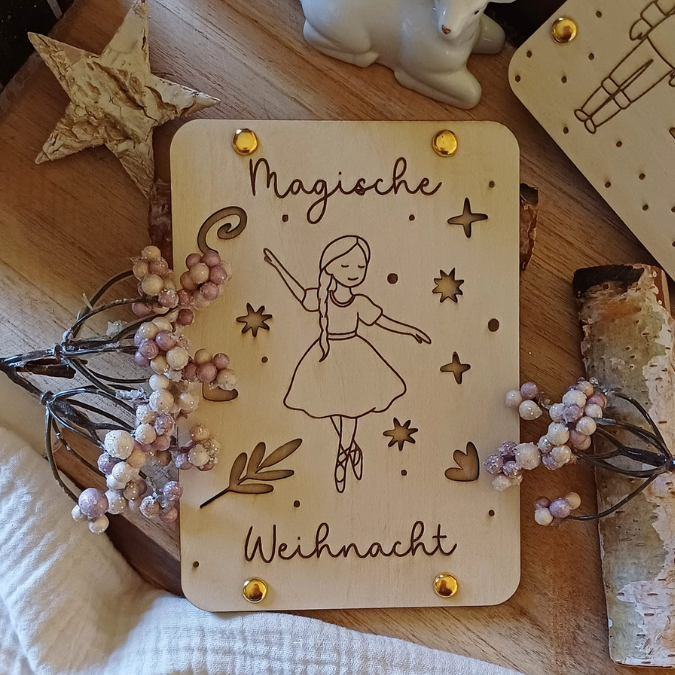 SVG Laserdatei Weihnachten Geldgeschenk Verpackung für Geld 10 Designs Gutscheinkarten SVG-Datei Weihnachtsgeld Skandi Geldkarten Magisch – Bild 30