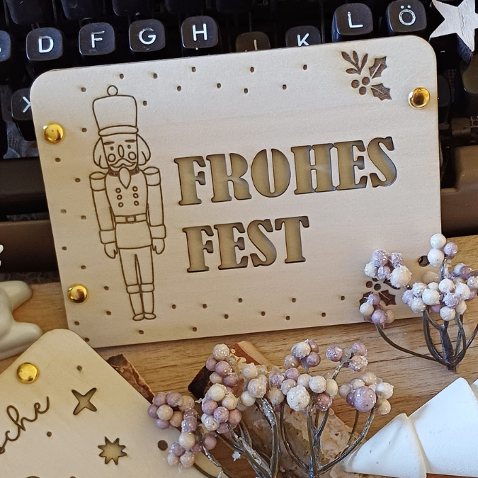 SVG Laserdatei Weihnachten Geldgeschenk Verpackung für Geld 10 Designs Gutscheinkarten SVG-Datei Weihnachtsgeld Skandi Geldkarten Magisch – Bild 3