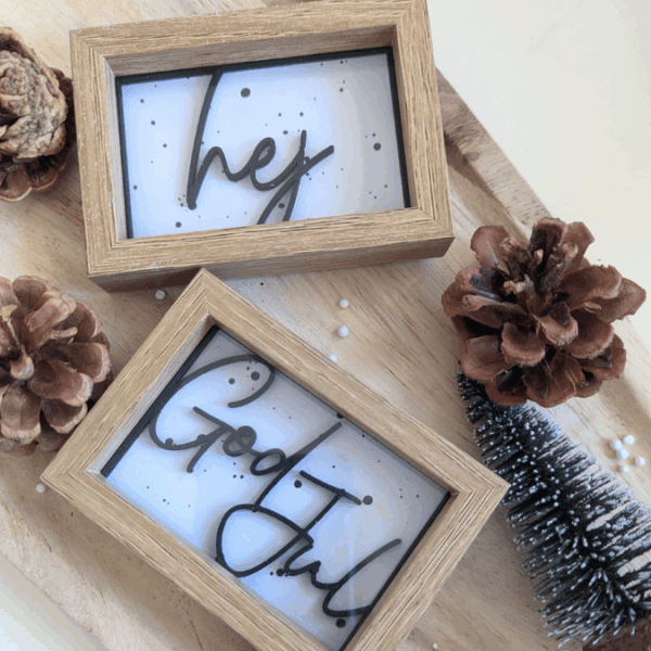 SVG Laser Datei Winter Weihnachten Skandi Scandi Rahmen für Klötzchen Klötzchenrahmen Skandinavian living Scandihome Reh Hej God Jul – Bild 4