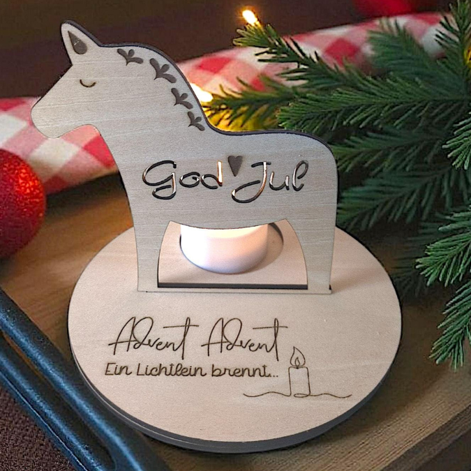 SVG Laser Winter Datei Lichtdala Dalapferd für Transparentpapier Leuchtdala Lichterkette Lichtdatei Leuchtdatei Laserdatei SVG Datei Dala – Bild 9