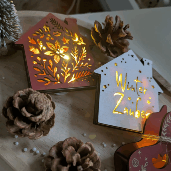 SVG Laser Winter Datei Lichthaus Haus für Transparentpapier Leuchthaus Lichterkette Lichtdatei Leuchtdatei Laserdatei SVG Datei Weihnachten – Bild 20