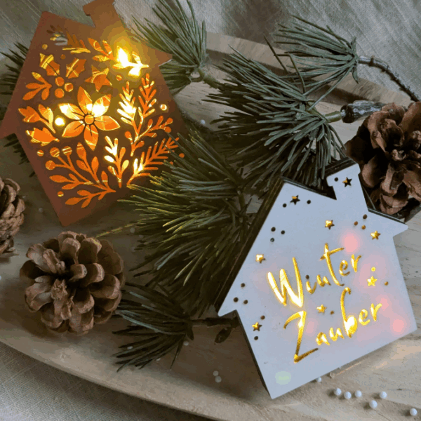 SVG Laser Winter Datei Lichthaus Haus für Transparentpapier Leuchthaus Lichterkette Lichtdatei Leuchtdatei Laserdatei SVG Datei Weihnachten – Bild 22