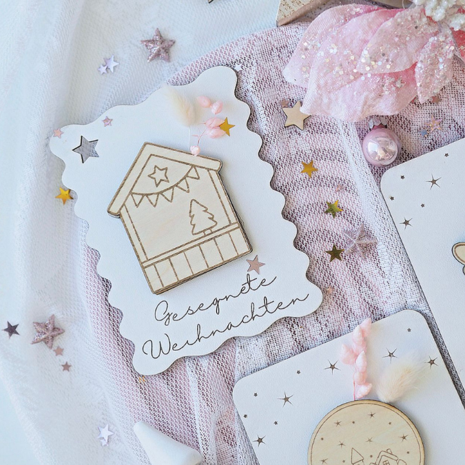 SVG Datei Verschiedene Designs Laserdatei Karten für Gutscheine Geld Blumen Weihnachten Nikolaus Christkind Geldgeschenk Verpackung Geld – Bild 13