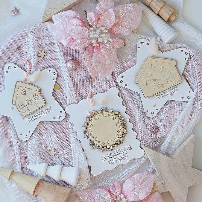 SVG Datei Verschiedene Designs Laserdatei Karten für Gutscheine Geld Blumen Weihnachten Nikolaus Christkind Geldgeschenk Verpackung Geld – Bild 3