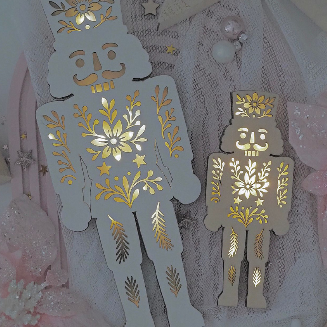 SVG Laser Datei Nussknacker Lichtnussknacker für Transparentpapier Lichterkette Lichtdatei Leuchtdatei Laserdatei SVG Datei Russisch skandi – Bild 9