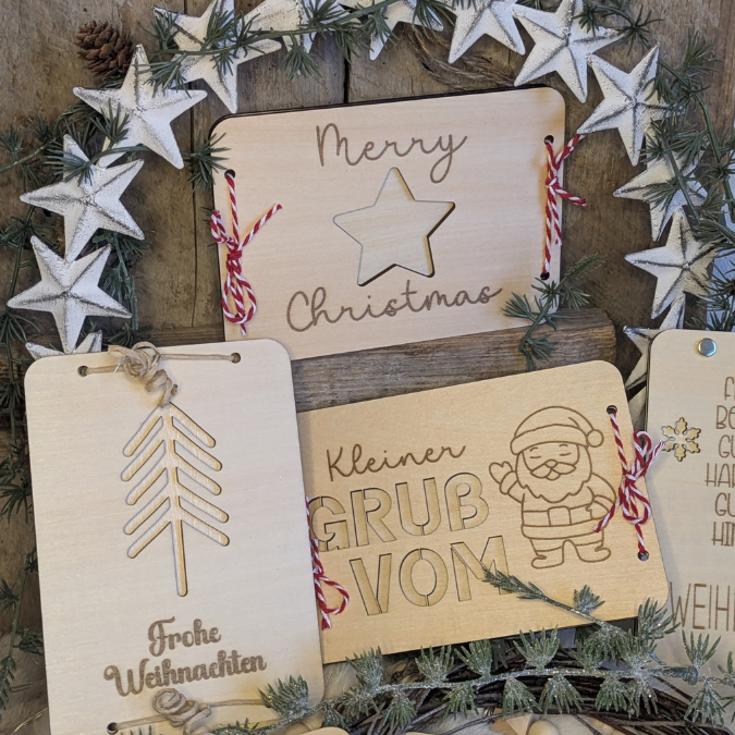 SVG Laserdatei Weihnachten Geldgeschenk Verpackung für Geld 10 Designs Gutscheinkarten SVG-Datei Weihnachtsgeld Skandi Geldkarten Magisch – Bild 31