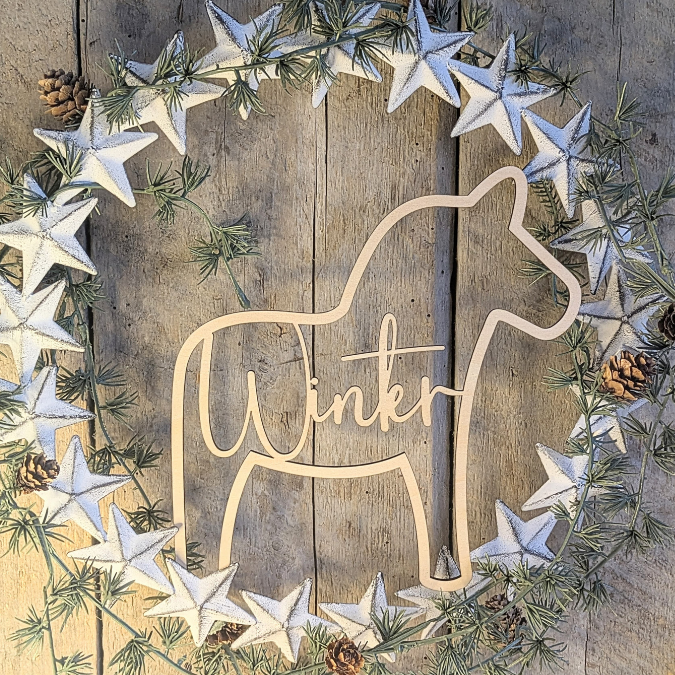 SVG Laser Datei 3er Set Dala Kränze Winter Weihnachten Skandi Scandi Dalapferd Skandinavian living Scandihome Reh Hej God Jul Dala Pferde – Bild 23