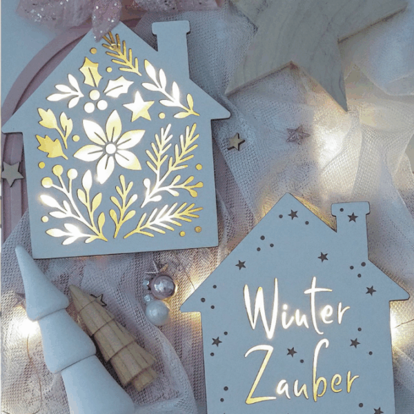 SVG Laser Winter Datei Lichthaus Haus für Transparentpapier Leuchthaus Lichterkette Lichtdatei Leuchtdatei Laserdatei SVG Datei Weihnachten – Bild 8