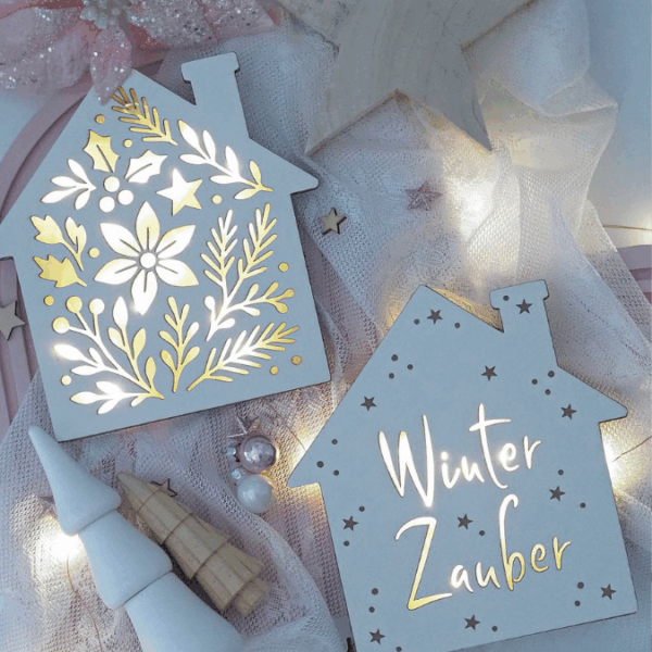 SVG Laser Winter Datei Lichthaus Haus für Transparentpapier Leuchthaus Lichterkette Lichtdatei Leuchtdatei Laserdatei SVG Datei Weihnachten – Bild 25