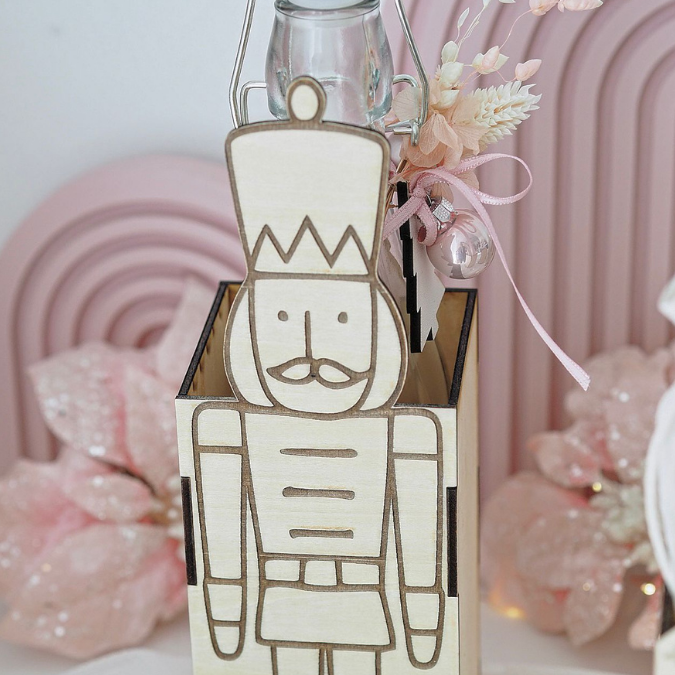 3mm 4mm SVG Laserdatei Weihnachts Geschenkbox Nussknacker Box für Flaschen oder Süßigkeiten Kiste inkl Geschenkanhänger Geschenkidee Weihnachten Winter – Bild 18