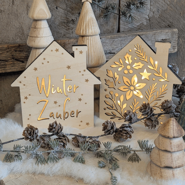 SVG Laser Winter Datei Lichthaus Haus für Transparentpapier Leuchthaus Lichterkette Lichtdatei Leuchtdatei Laserdatei SVG Datei Weihnachten – Bild 17
