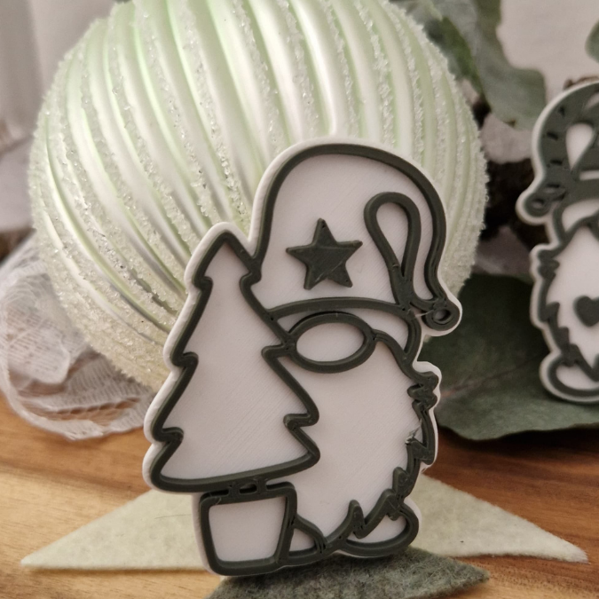STL 3D Druck Datei 3er Set Wichtel Schlüsselanhänger und Minis für in die Tüte und co 3D-Datei 3D-Druck Vorlage WichteligMiniWichtel Zwerg – Bild 2