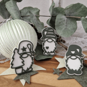 STL 3D Druck Datei 3er Set Wichtel Schlüsselanhänger und Minis für in die Tüte und co 3D-Datei 3D-Druck Vorlage WichteligMiniWichtel Zwerg