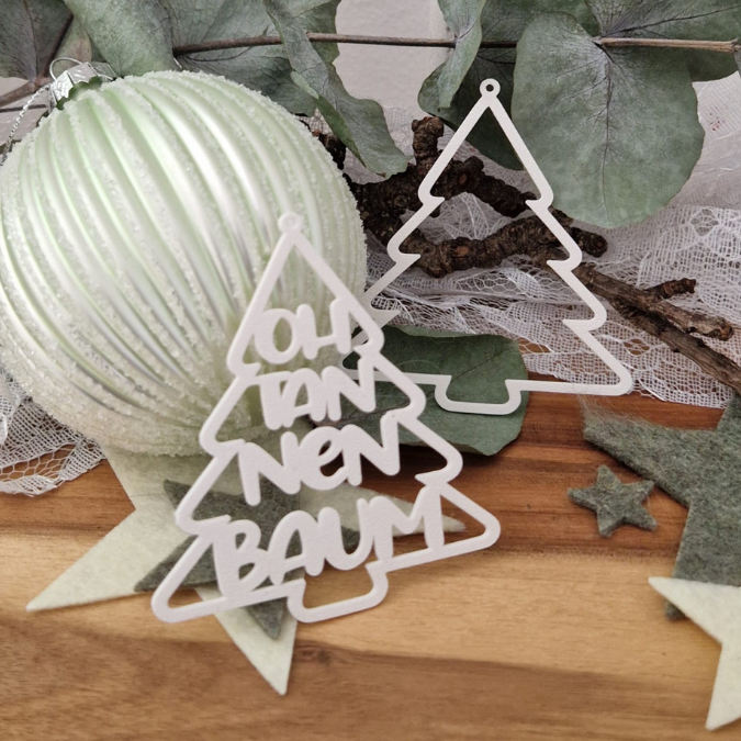 STL 3D Druck Datei Weihnachten 2er Set Kranz Kränze oh Tannenbaum Tanne Winter Weihnachten 3D-Datei 3D-Druck Vorlage – Bild 8
