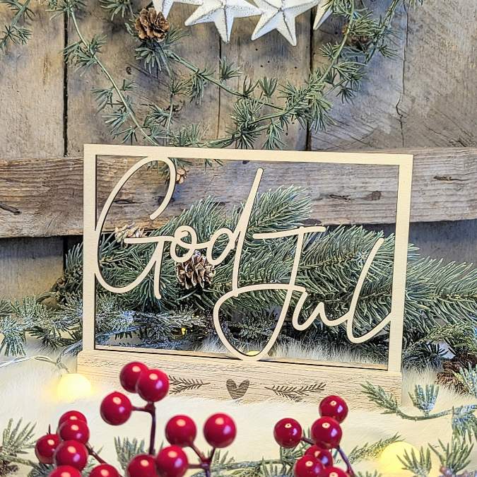 SVG Laser Datei Winter Weihnachten Skandi Scandi Rahmen für Klötzchen Klötzchenrahmen Skandinavian living Scandihome Reh Hej God Jul – Bild 31