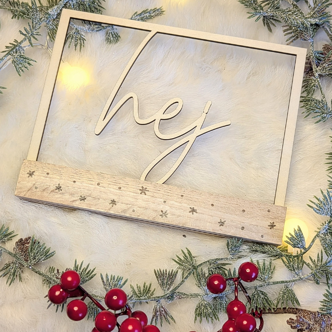 SVG Laser Datei Winter Weihnachten Skandi Scandi Rahmen für Klötzchen Klötzchenrahmen Skandinavian living Scandihome Reh Hej God Jul – Bild 25