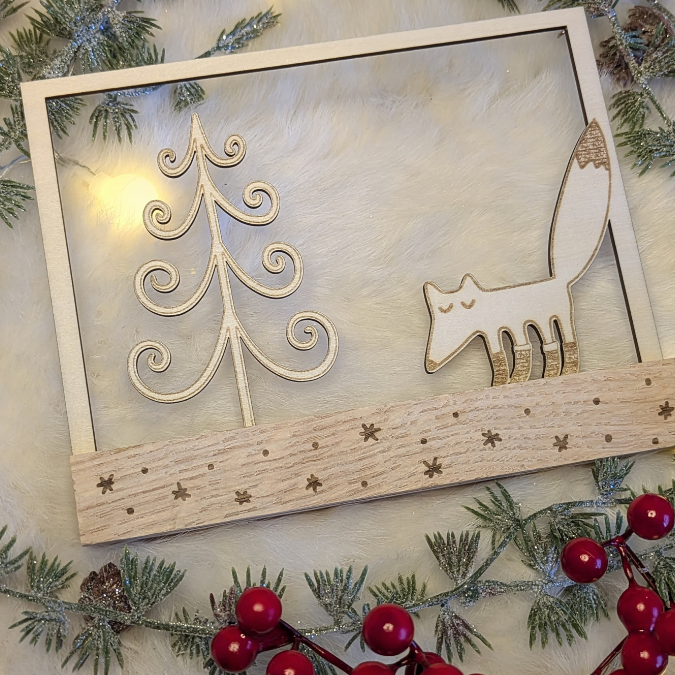 SVG Laser Datei Winter Weihnachten Skandi Scandi Rahmen für Klötzchen Klötzchenrahmen Skandinavian living Scandihome Reh Hej God Jul – Bild 27