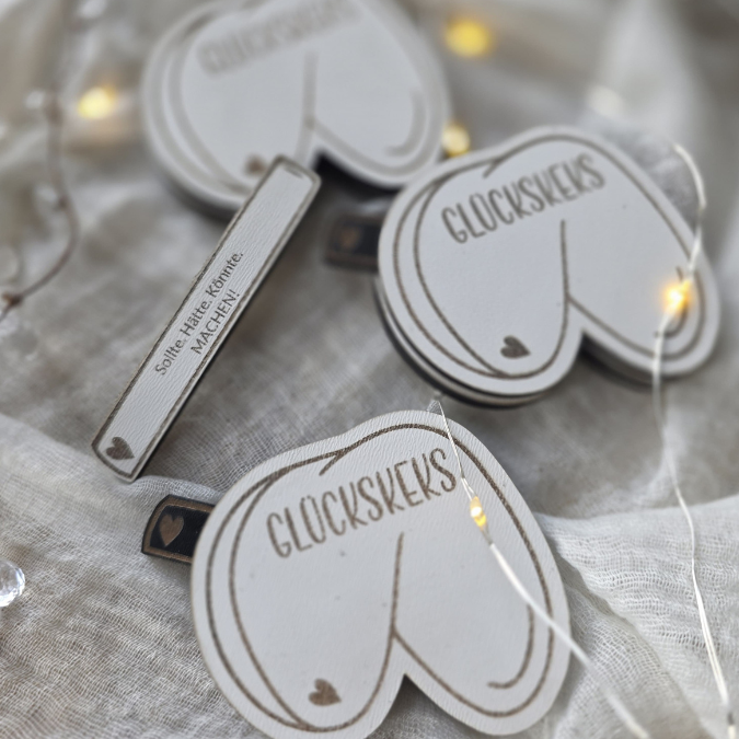 SVG Laserdatei Glückskeks mit personalisierbaren Botschaften inkl PDF Mini Silvester Glück Glücksbringer Mitbringsel Silvester Neujahr Datei – Bild 6