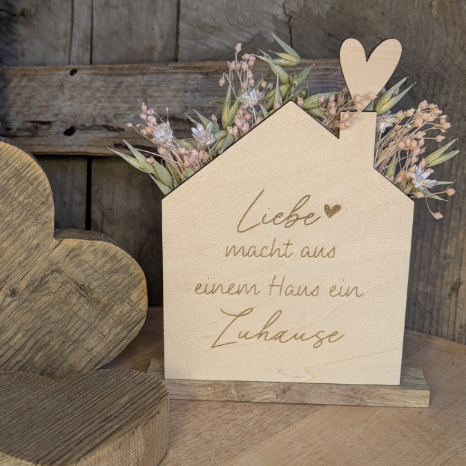 SVG Laserdatei Haus Häuschen zum Einzug Umzug erste eigene Wohnung Eigenheim Hauskauf für Blumen oder Geld Geldgeschenk Richtfest SVG Datei – Bild 12