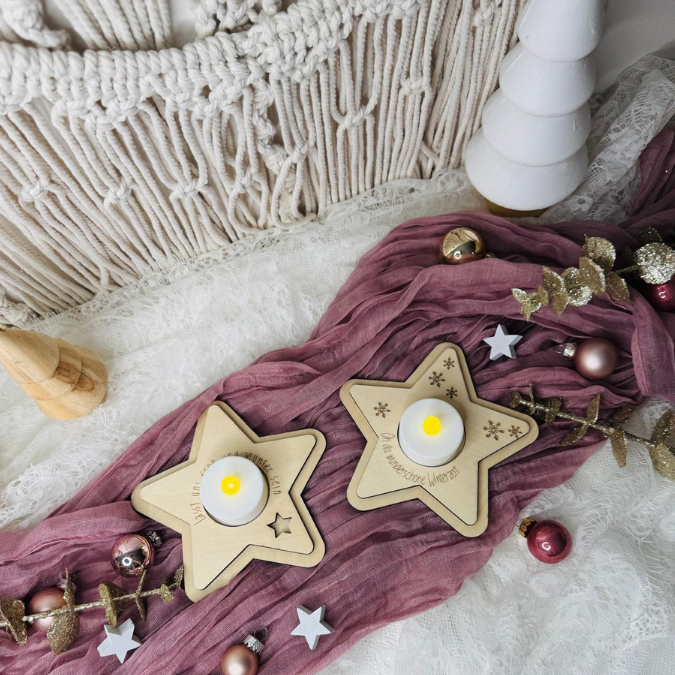 SVG Laserdatei 8 Designs LED Teelichthalter Sterne Kerzenständer Lichtdatei Stern Weihnachten Mitbringsel Skandi Scandichristmas SVG-Datei – Bild 20