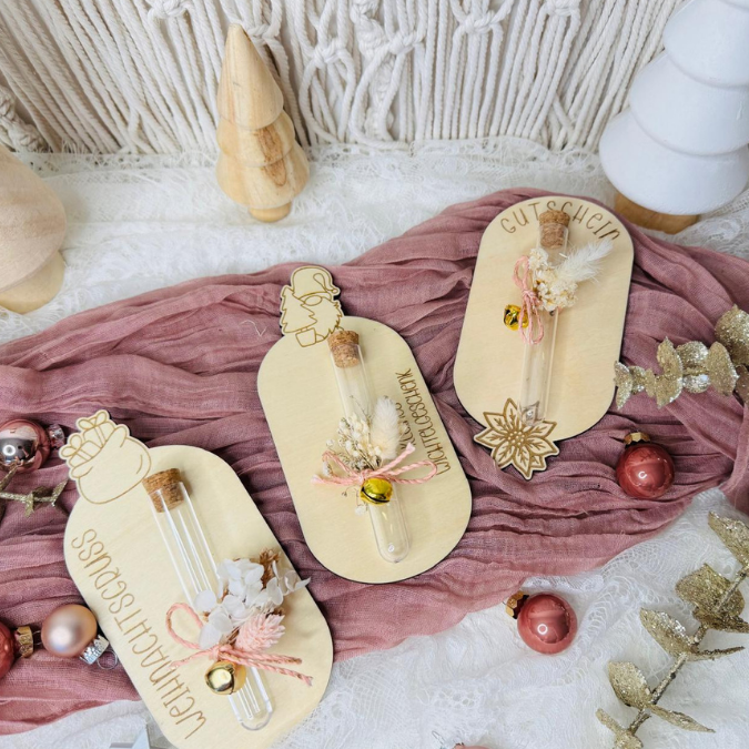 6 Designs Laserdatei Halter für Geldgeschenke, Gutscheine und Kleinigkeiten Weihnachten Nikolaus Christkind Wichtel SVG Datei inkl Gravuren – Bild 13