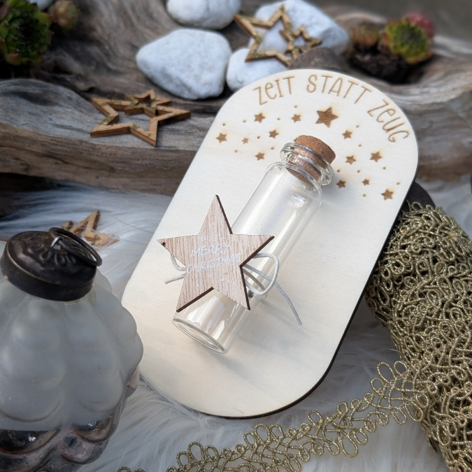 6 Designs Laserdatei Halter für Geldgeschenke, Gutscheine und Kleinigkeiten Weihnachten Nikolaus Christkind Wichtel SVG Datei inkl Gravuren – Bild 20